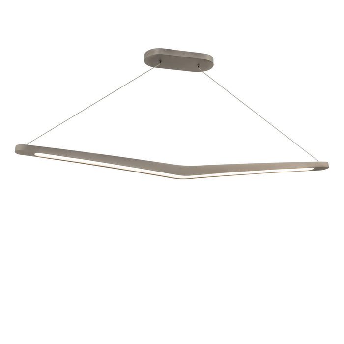 W.A.C. Lighting PD-13446-30-BN LED Linear Pendant, Brushed Nickel