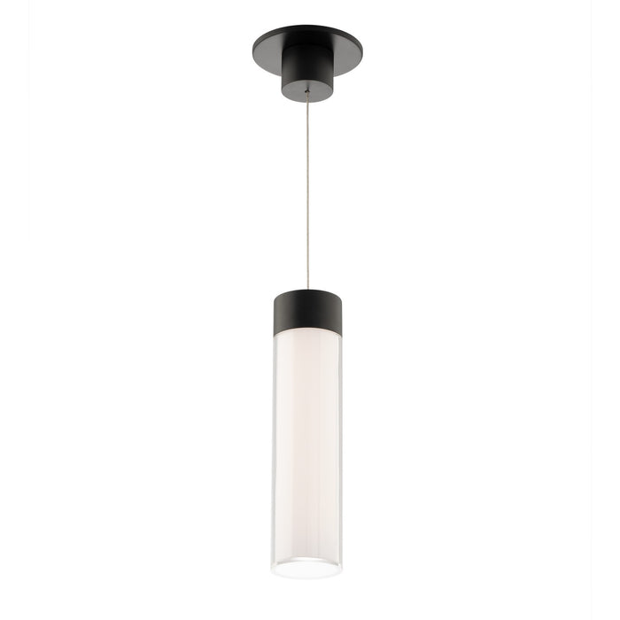 W.A.C. Lighting PD-240212-CS-BK LED Pendant, Black