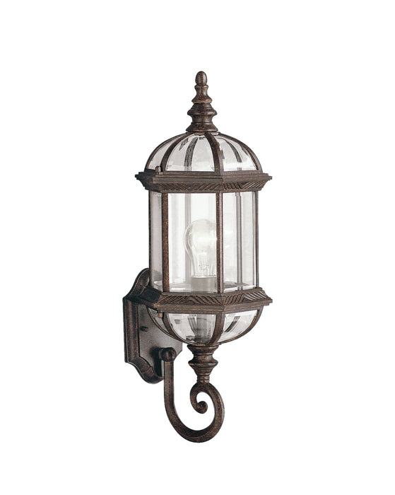 Kichler 9736TZ One Light Outdoor Wall Mount, Tannery Bronze