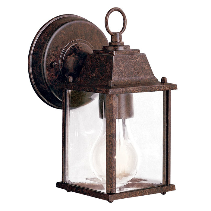 Kichler 9794TZ One Light Outdoor Wall Mount, Tannery Bronze