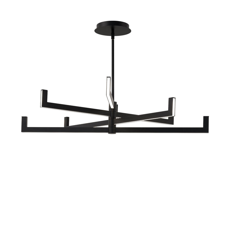 W.A.C. Lighting PD-33436-30-BK LED Chandelier, Black