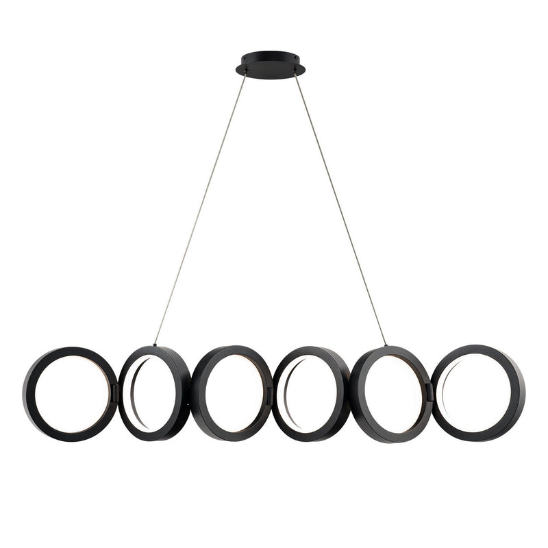 W.A.C. Lighting PD-53448-30-BK LED Linear Pendant, Black