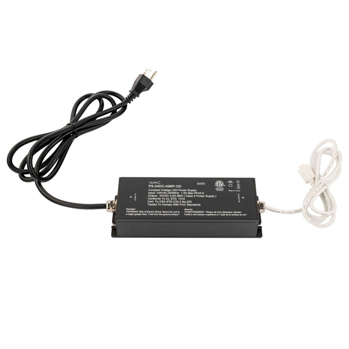 W.A.C. Lighting PS-24DC-A96P-OD Outdoor Portable Power Supply, Black