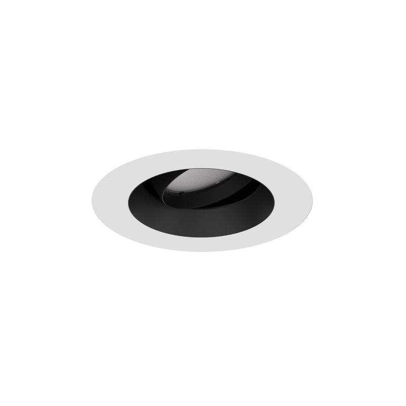 W.A.C. Lighting R1ARAT-BKWT LED Trim, Black/White