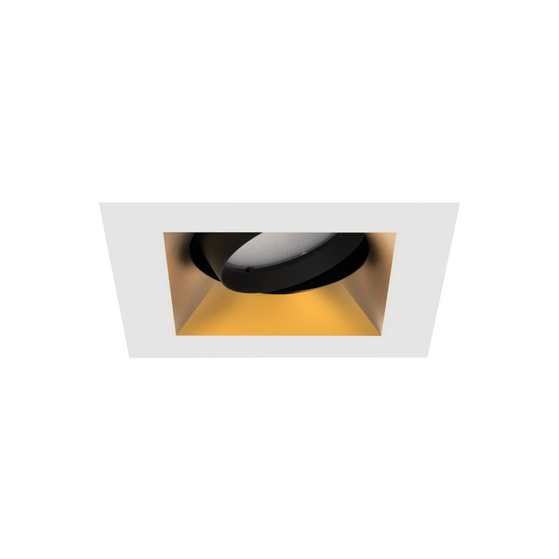 W.A.C. Lighting R1ASAT-GLWT LED Trim, Gold/White