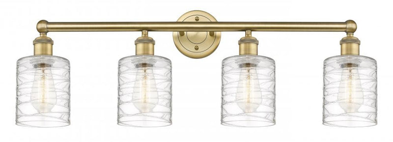 Innovations 616-4W-BB-G1113 Four Light Bath Vanity, Brushed Brass