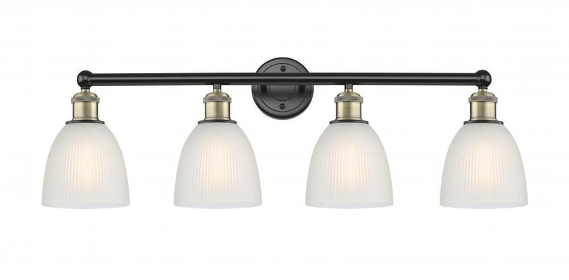 Innovations 616-4W-BAB-G381 Four Light Bath Vanity, Black Antique Brass