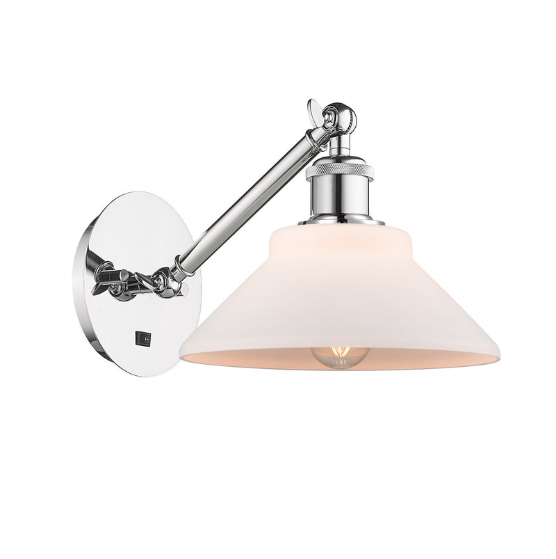 Innovations 317-1W-PC-G131 One Light Wall Sconce, Polished Chrome