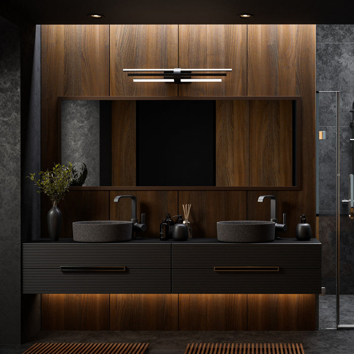 W.A.C. Lighting WS-15432-BK LED Bath, Black