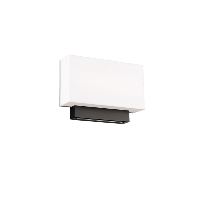 W.A.C. Lighting WS-21014-BK LED Wall Sconce, Black
