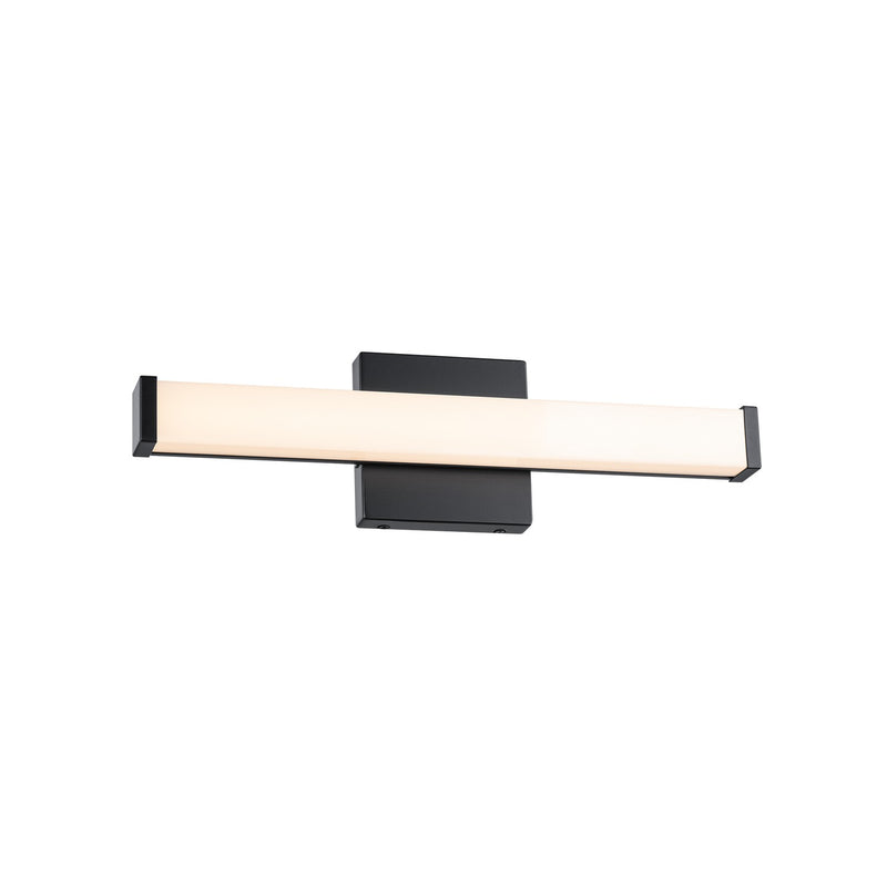 W.A.C. Lighting WS-240818-CS-BK LED Bath Vanity, Black