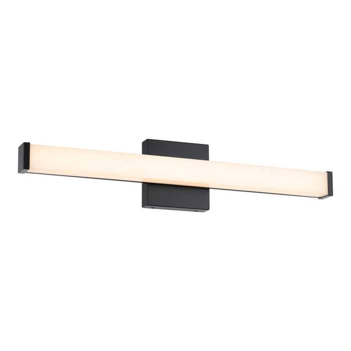 W.A.C. Lighting WS-240824-CS-BK LED Bath Vanity, Black