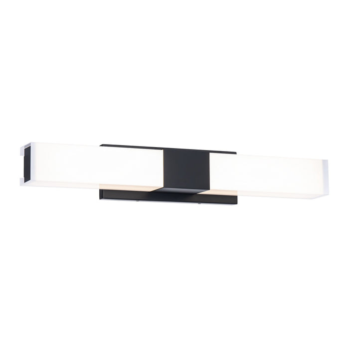 W.A.C. Lighting WS-240926-CS-BK LED Bath Vanity, Black