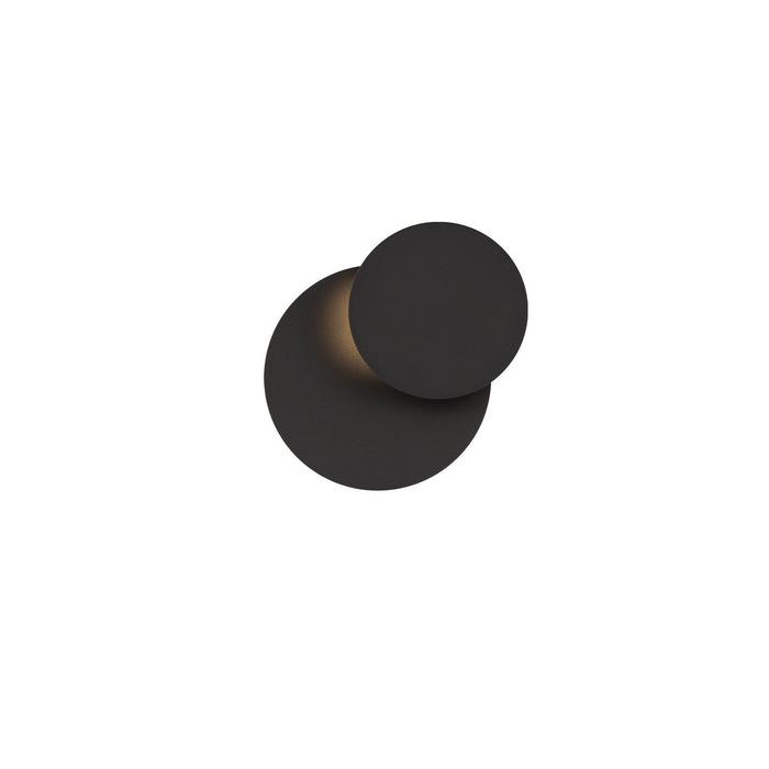 W.A.C. Lighting WS-85407-30-BK LED Wall Sconce, Black