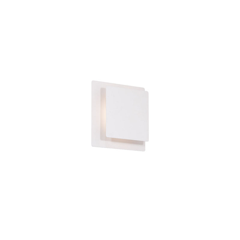 W.A.C. Lighting WS-87407-30-WT LED Wall Sconce, White