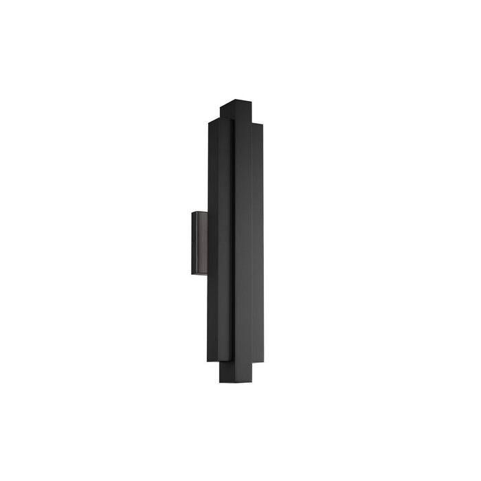 W.A.C. Lighting WS-W57422-30-BK LED Outdoor Wall Sconce, Black
