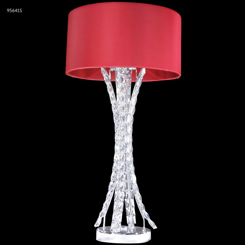 James R. Moder 95641S22 Three Light Table Lamp, Silver