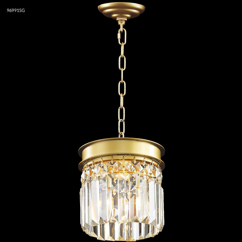 James R. Moder 96991SG22 One Light Pendant, Satin Gold