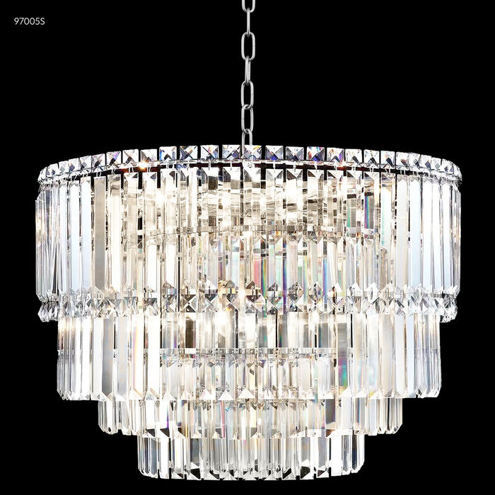 James R. Moder 97005S22 11 Light Chandelier, Silver