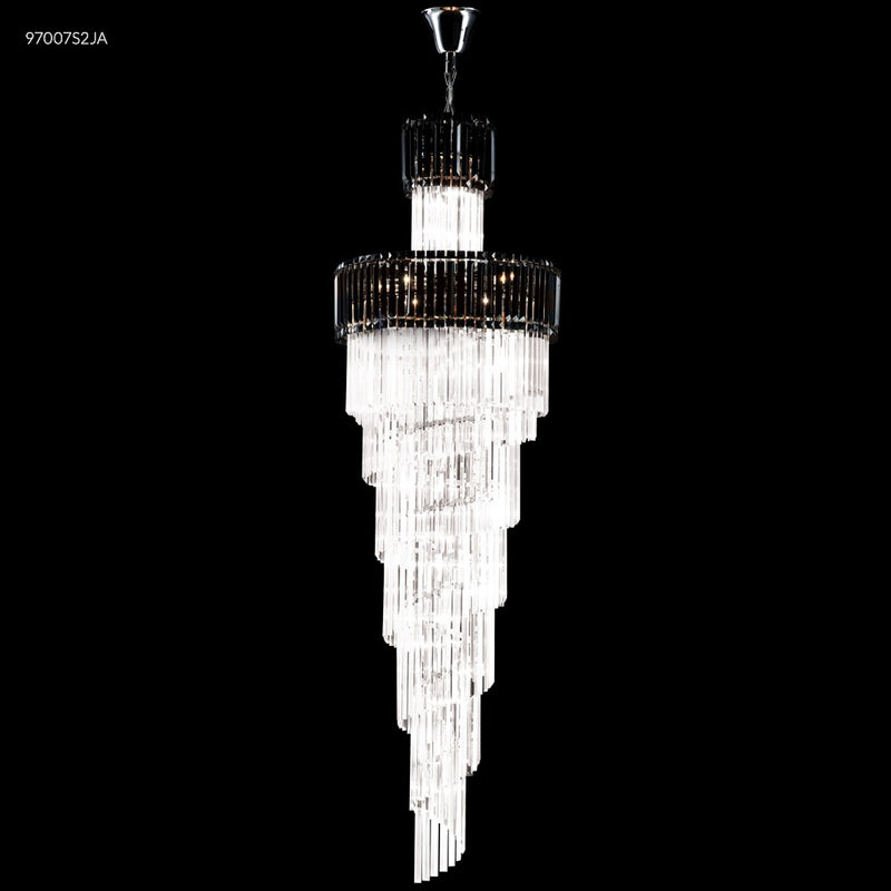James R. Moder 97007S2JA 26 Light Chandelier, Silver