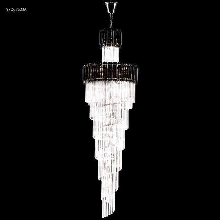 James R. Moder 97007S2JA 26 Light Chandelier, Silver