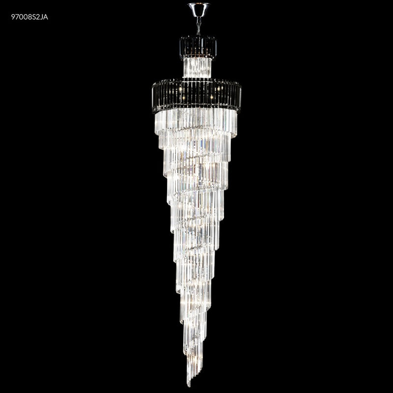 James R. Moder 97008S2JA 39 Light Chandelier, Silver