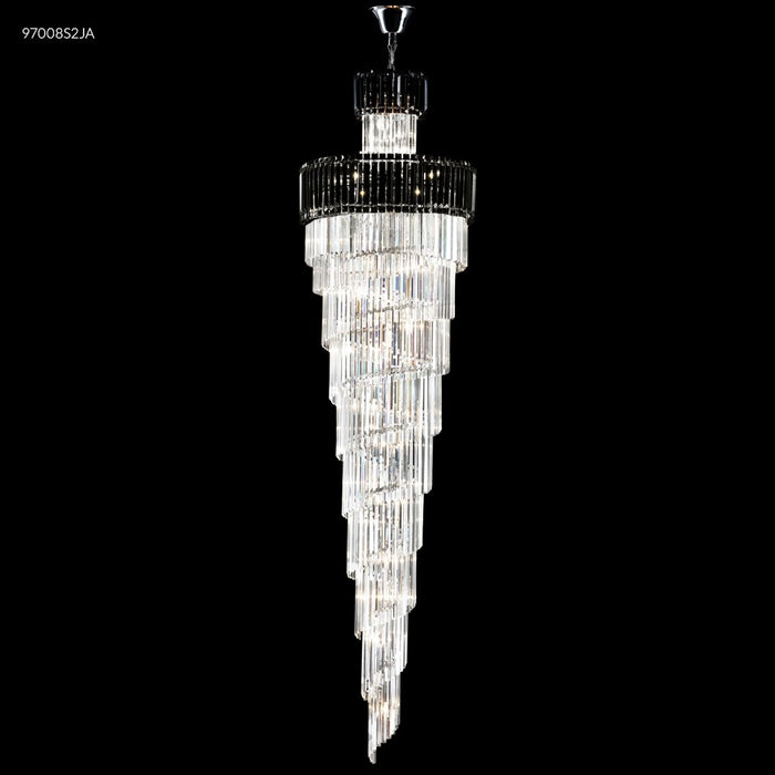 James R. Moder 97008S2JA 39 Light Chandelier, Silver