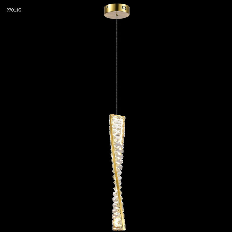 James R. Moder 97011G22 LED Pendant, Gold