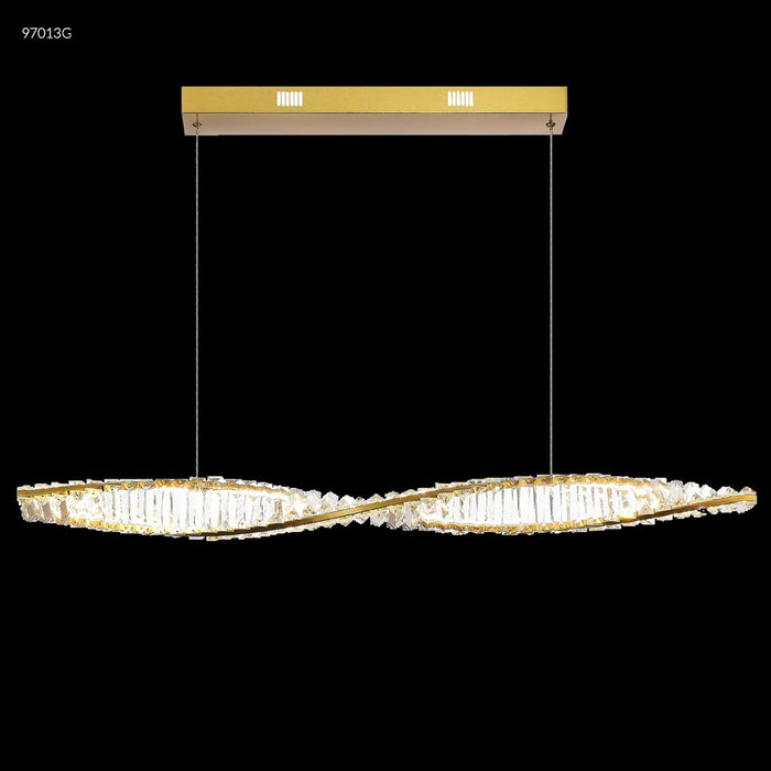 James R. Moder 97013G22 LED Bar Light, Gold
