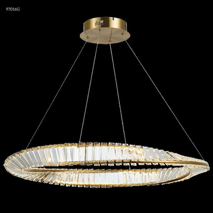 James R. Moder 97016G22 LED Chandelier, Gold