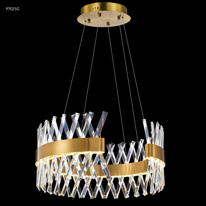 James R. Moder 97025G22 LED Chandelier, Gold