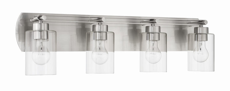 Craftmade 17631BNK4 Four Light Vanity, Brushed Polished Nickel
