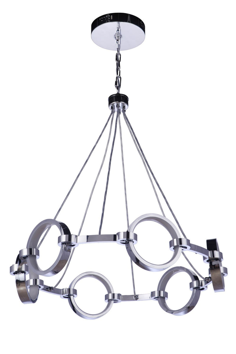 Craftmade 59326-CH-LED LED Chandelier, Chrome