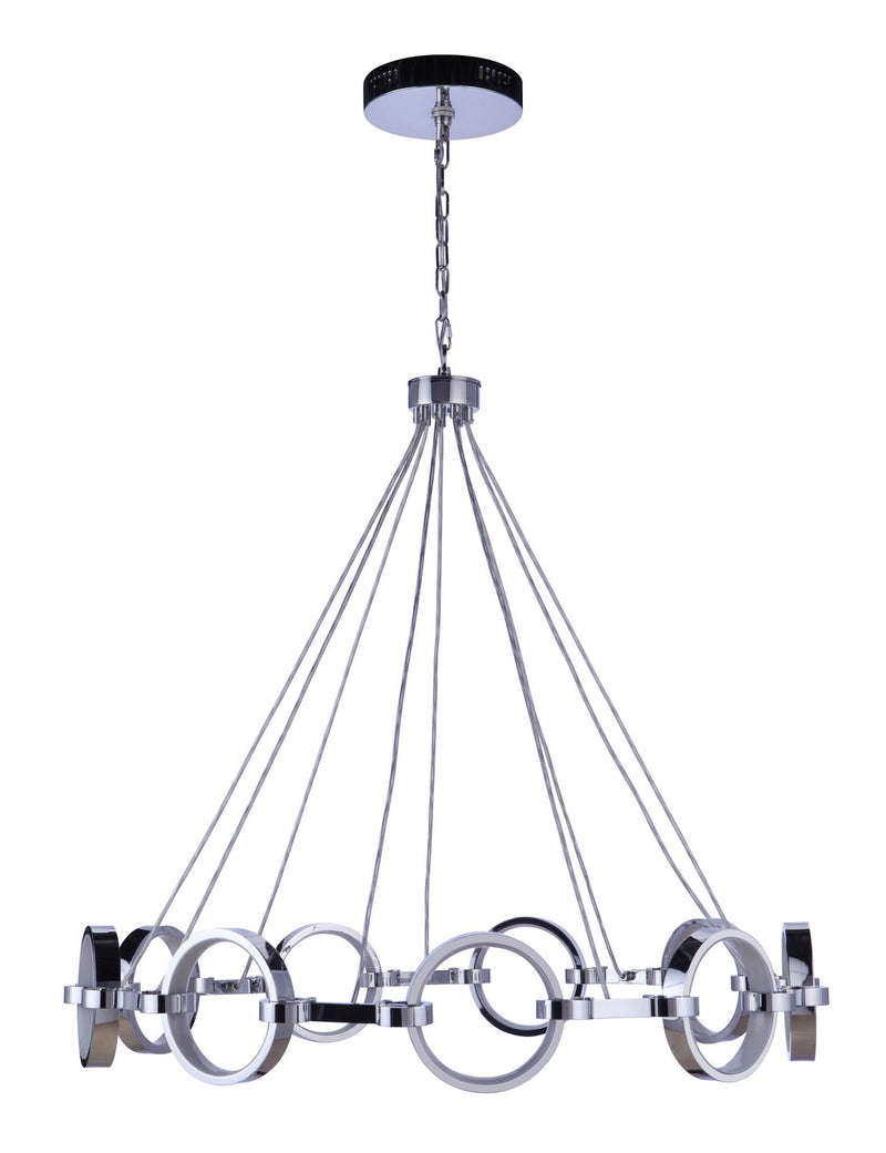 Craftmade 59329-CH-LED LED Chandelier, Chrome