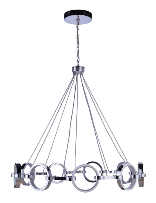 Craftmade 59329-CH-LED LED Chandelier, Chrome