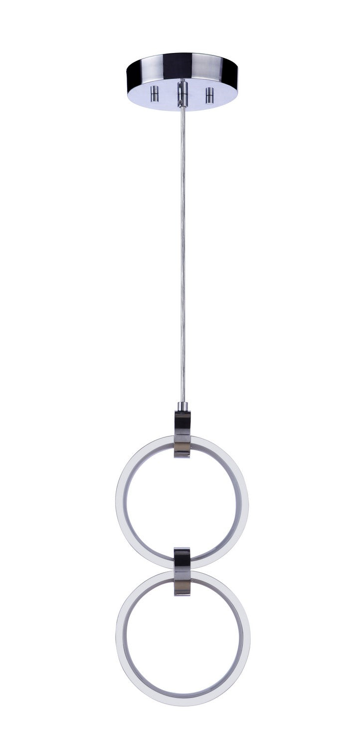 Craftmade 59392-CH-LED LED Pendant, Chrome