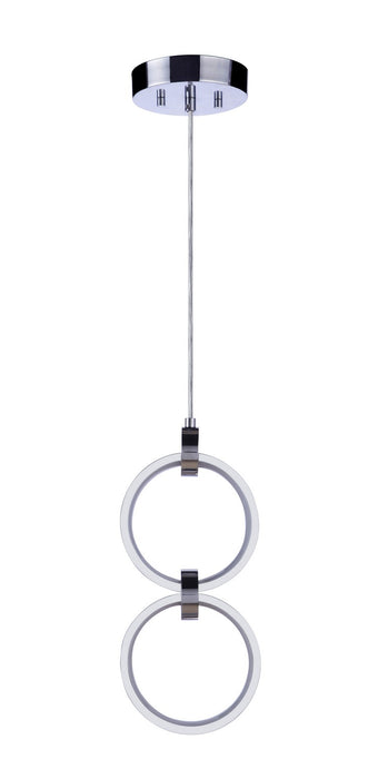 Craftmade 59392-CH-LED LED Pendant, Chrome