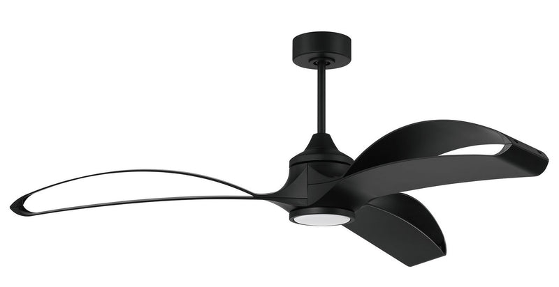 Craftmade BDX60FB3-NWF 60" Ceiling Fan, Flat Black