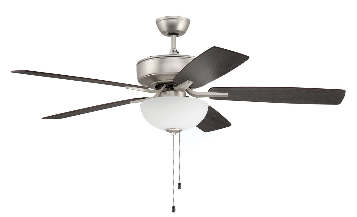 Craftmade P211BN5-52WLNGW 52"Ceiling Fan, Brushed Nickel