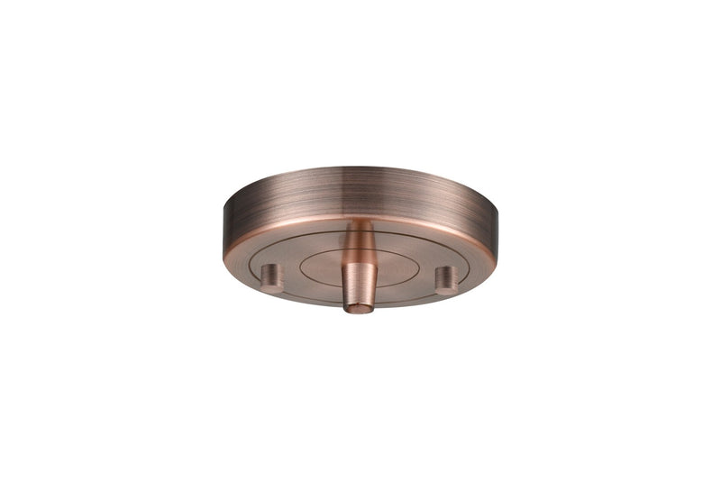 Innovations 101-AC Single Port Round Canopy & Hardware, Antique Copper