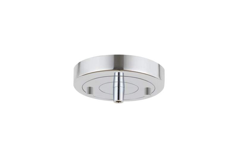 Innovations 101-PC Single Port Round Canopy & Hardware, Polished Chrome