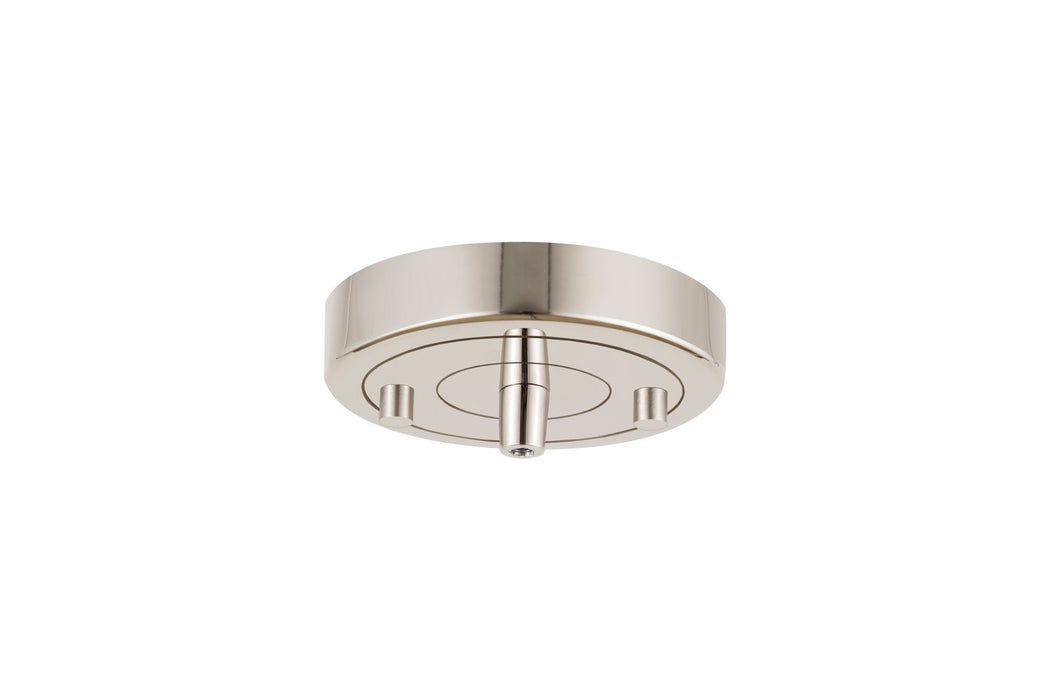 Innovations 101-PN Single Port Round Canopy & Hardware, Polished Nickel