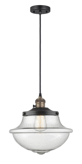 Innovations 201CSW-BAB-G544 One Light Mini Pendant, Black Antique Brass