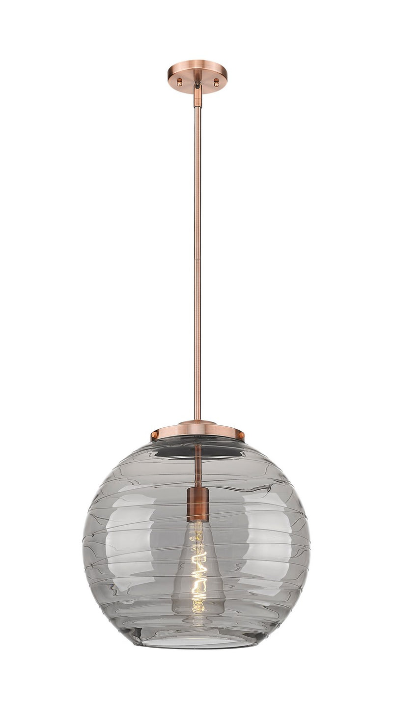 Innovations 221-1S-AC-G1213-16SM-BB-95-LED LED Pendant, Antique Copper