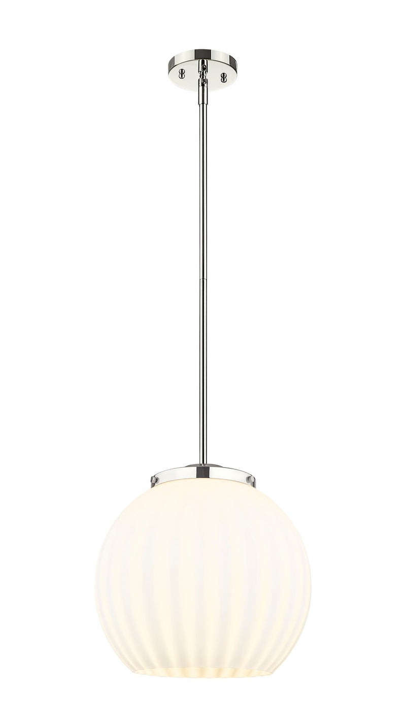 Innovations 221-1S-PN-G1217-14WV LED Pendant, Polished Nickel