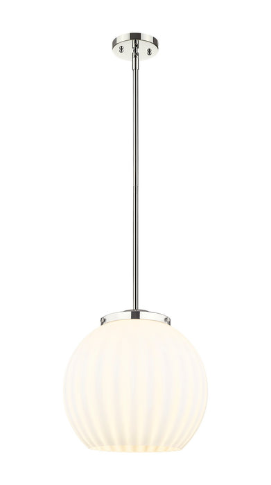 Innovations 221-1S-PN-G1217-14WV LED Pendant, Polished Nickel