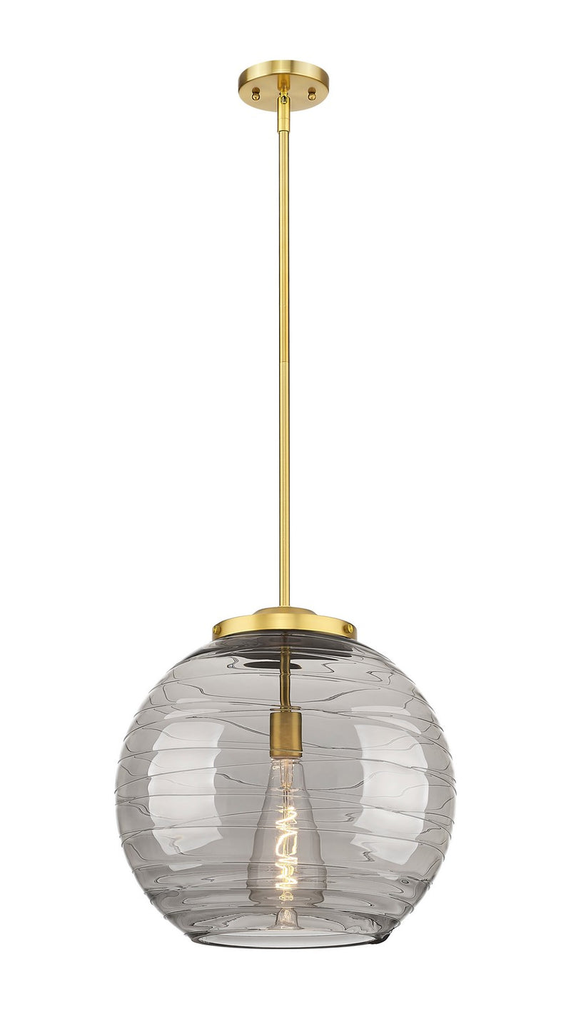 Innovations 221-1S-SG-G1213-16SM-BB-95-LED LED Pendant, Satin Gold