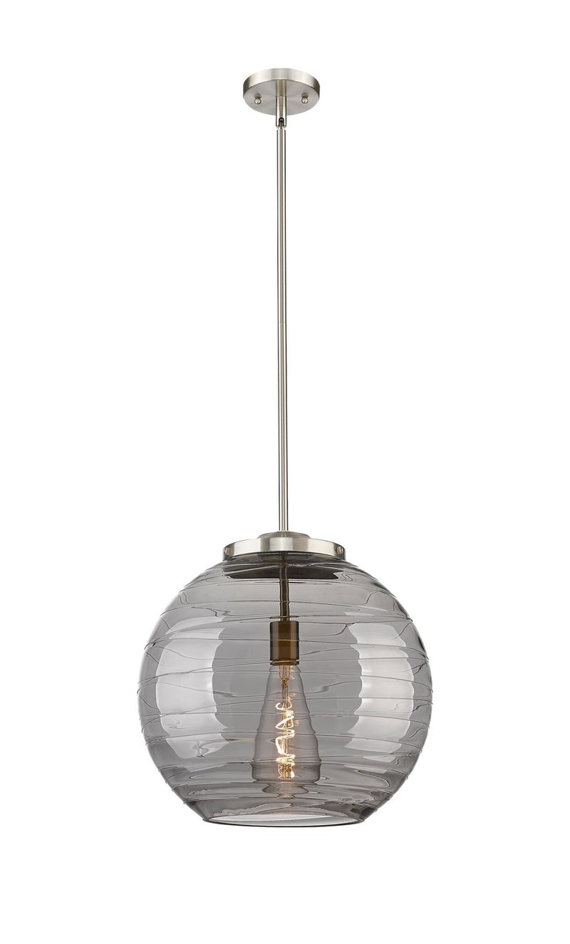 Innovations 221-1S-SN-G1213-16SM-BB-95-LED LED Pendant, Brushed Satin Nickel