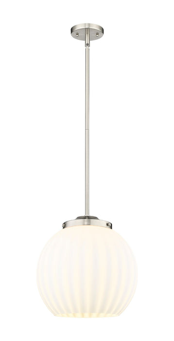 Innovations 221-1S-SN-G1217-14WV LED Pendant, Brushed Satin Nickel