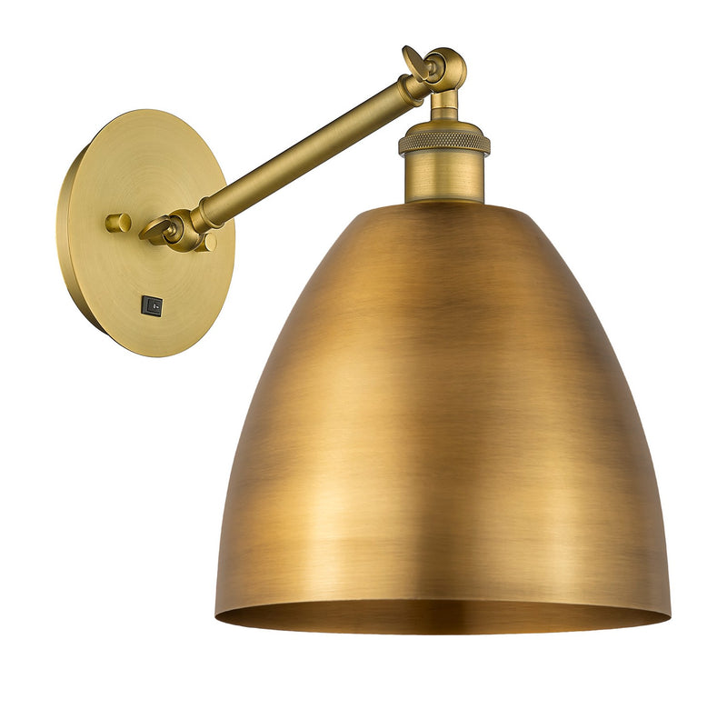Innovations 317-1W-BB-MBD-9-BB LED Wall Sconce, Brushed Brass